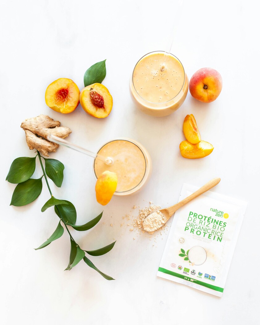 Ginger Peach Kombucha
